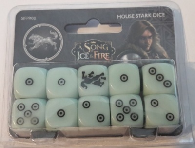 A Song of Ice & Fire - House Stark Dice