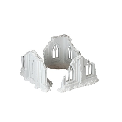 Siege of Castograd - Imperial Warehouse Ruins (Small) - 3D Printed Gothic Terrain